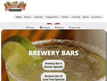 Tablet Screenshot of brewerybars.com